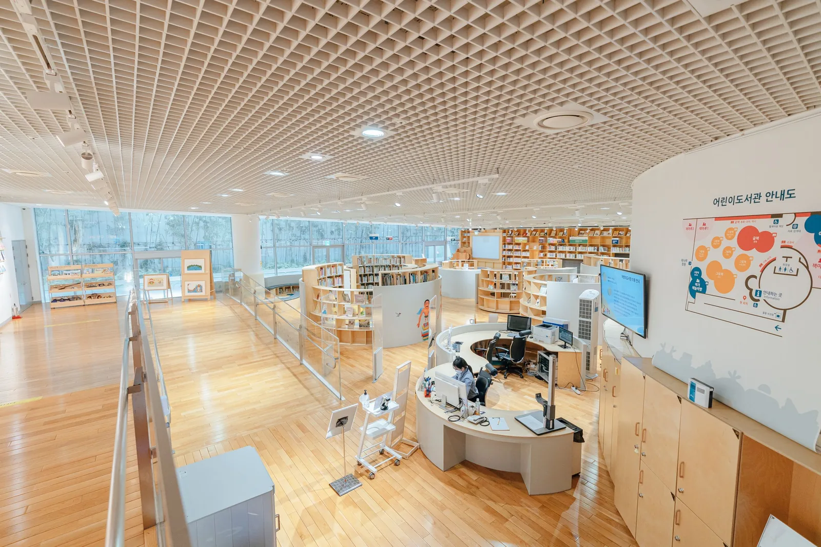 The library from the square