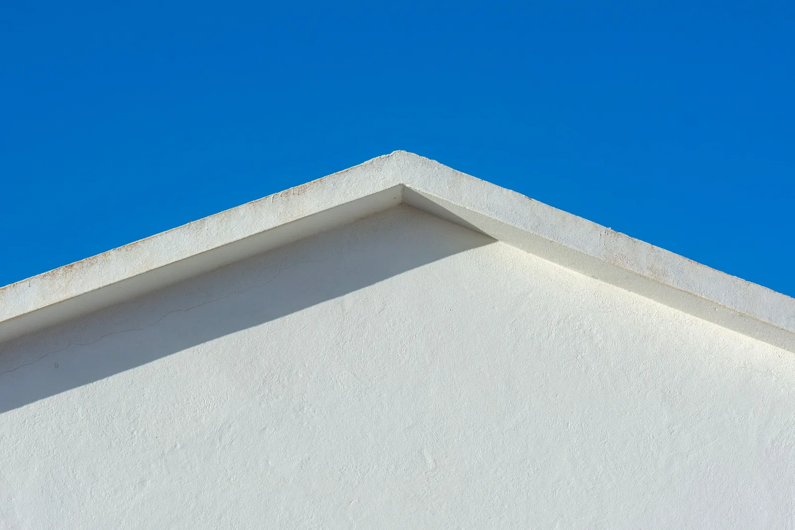 Gable tops and a blue sky